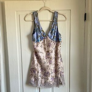 Floral Lace Slip Dress